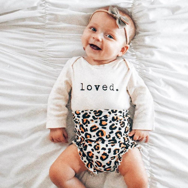 Newborn Baby Sping And Autumn Letter Romper Baby Wholesales