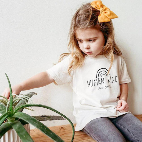 Unisex Kids Top Letter T-shirt Girl T Shirts Wholesale