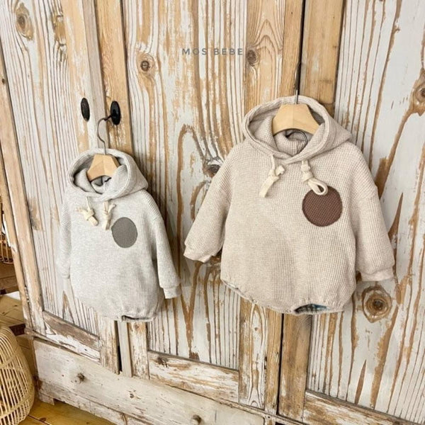Baby Boys And Girls Autumn Hooded Waffle Romper Wholesale Baby Clothes Suppliers
