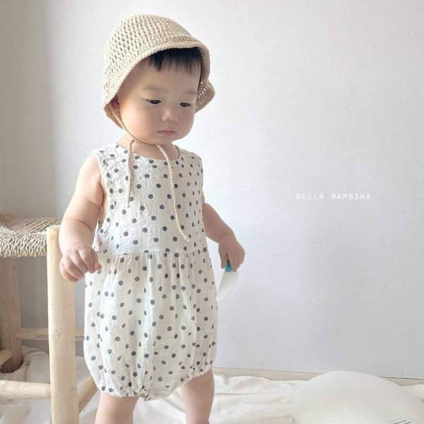 Baby Polka Dot Pure Cotton Girl Baby Romper Wholesale