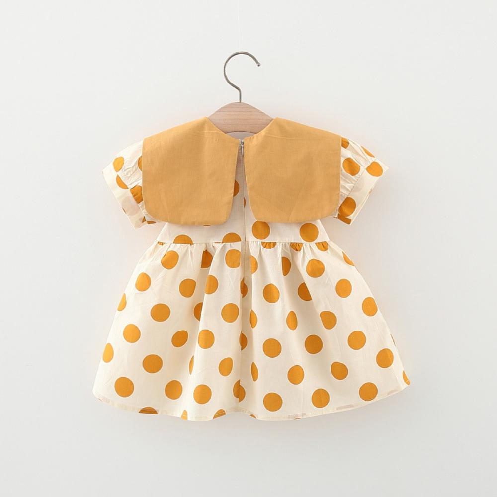 Baby Girls Summer Polkadot Dress Baby Boutique Clothing Wholesale