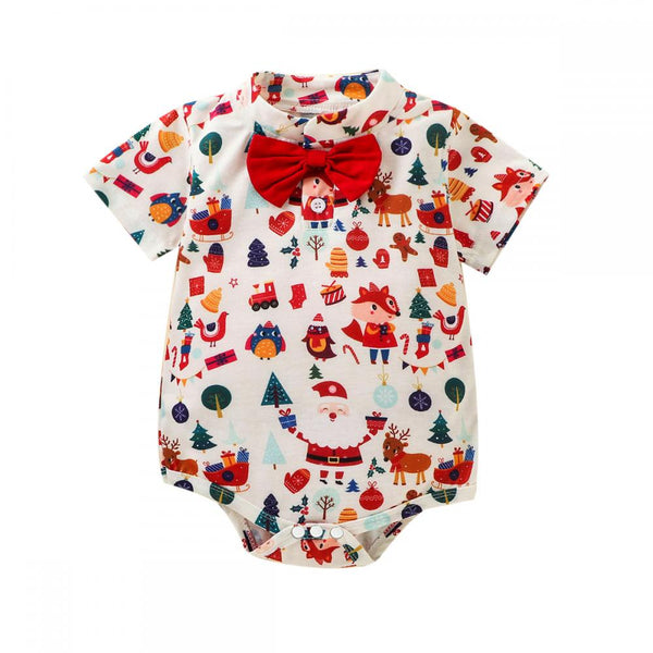 Newborn Baby Boys Gentle Christmas Romper Baby Clothing Wholesale Distributors