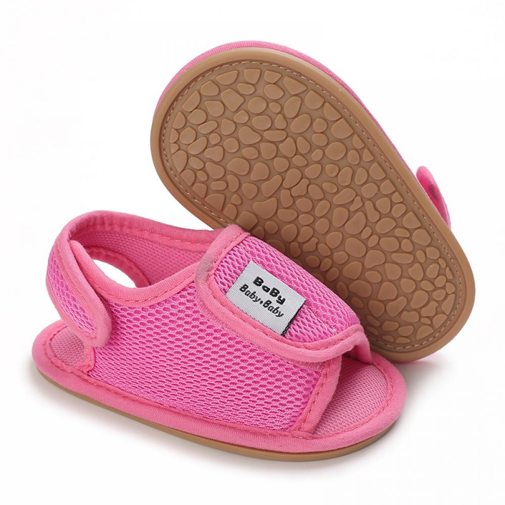Summer 0-1y Baby Girls Soft Bottom 3-6-12 months Breathable Sandals Wholesale Infant Shoes