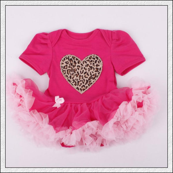 Newborn Baby Girls Summer Birthday Party Romper Dress Mickey Boutique Baby Clothes Wholesale