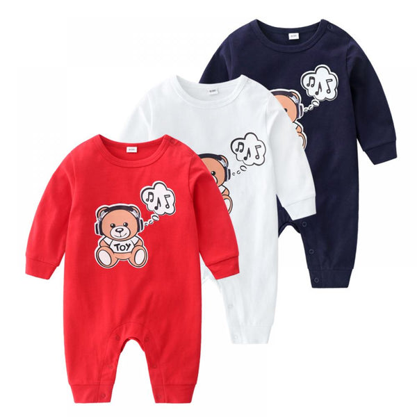 Unisex Baby Cotton Long Sleeve Romper Wholesale Baby Clothes
