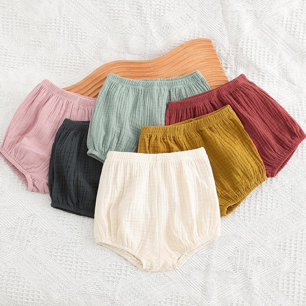 Newborn Baby Cotton Shorts Summer Thin Section Breathable Coolt  Solid Color Wholesale Baby Clothes Online