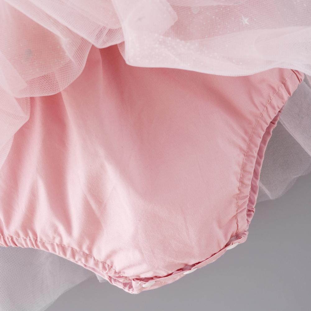 Newborn Baby Girls Romper Summer Pink Sweet Tulle Dress Princess Wholesale Baby Clothes Usa
